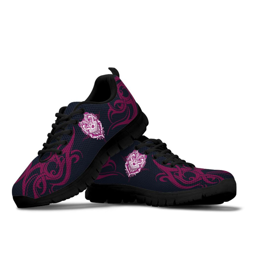 Tribal Wolf, Womens Leather Boots, Wolf Boots