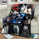 L Death Note Fleece Sherpa Throw Blanket Quilt for Bedroom Living Room 2