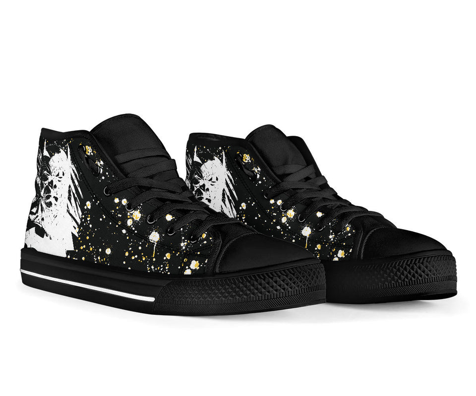 Batman Custom Sneakers, DC Comics Custom Shoes Black