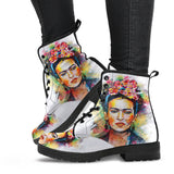 Frida Khalo Women's Canvas Boots I Statement Piece I Frida Khalo collector I Frida Khalo Lover