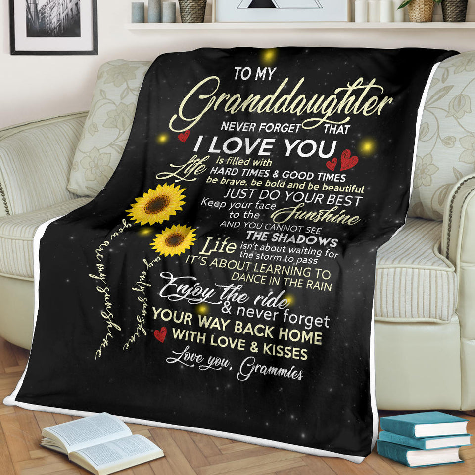 to My Granddaughter Never Forget That I Love You