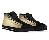 Vintage Hippie, Geometric Abstract, Women's Boots high top
