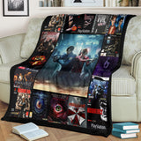 RESIDENT EVIL 3D Quilt Blanket