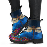 Dragonfly Shoes, Womens Leather Boots, Vegan Shoes, Outdoor Shoes, Womens Winter