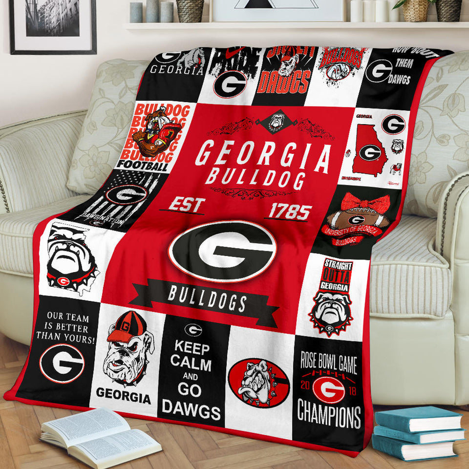 Georgia Bulldogs V3 Blanket copy