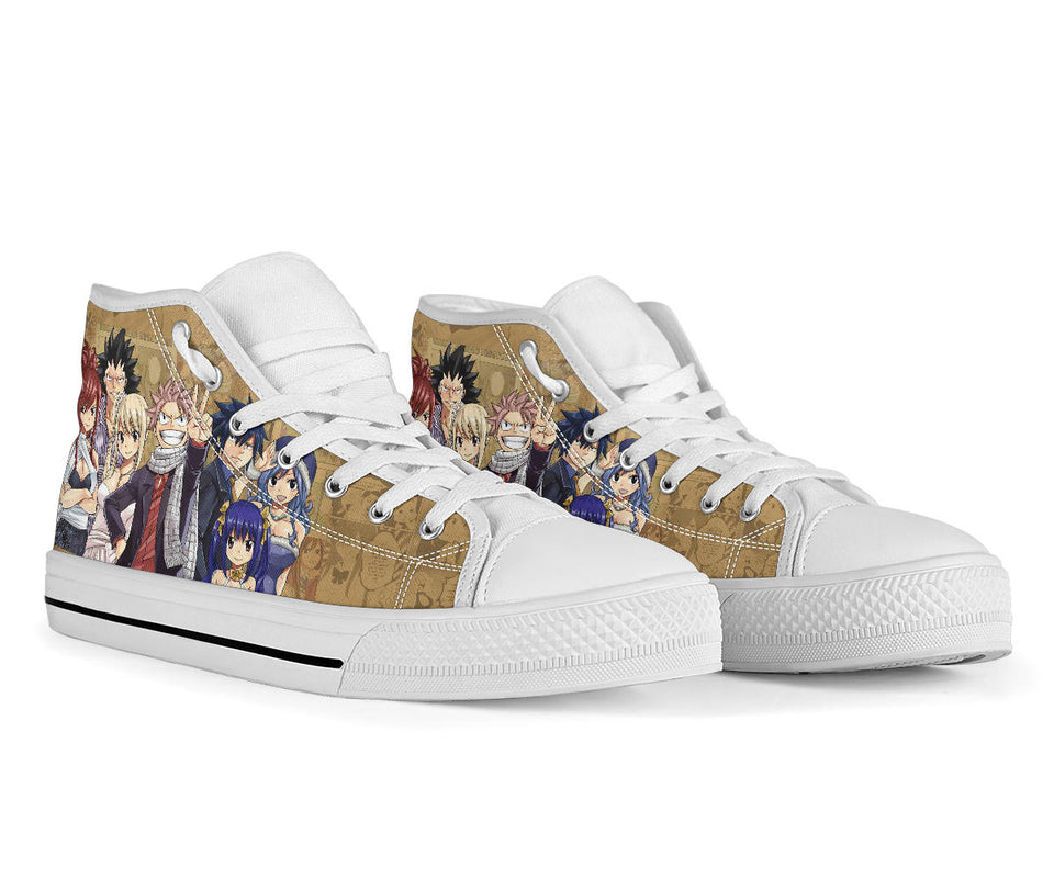 Fairy Tail Custom Sneakers, Dragon Slayers Custom Shoes