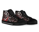 Attack On Titan Levi Ackerman themed custom shoes sneakers