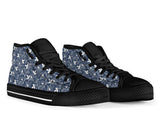 Flower Fractal, Handmade Boots, Leather Boots high top