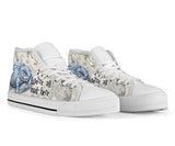 Cheshire Cat High Top Sneaker, Alice in Wonderland Shoes Women's Canvas Sneakers