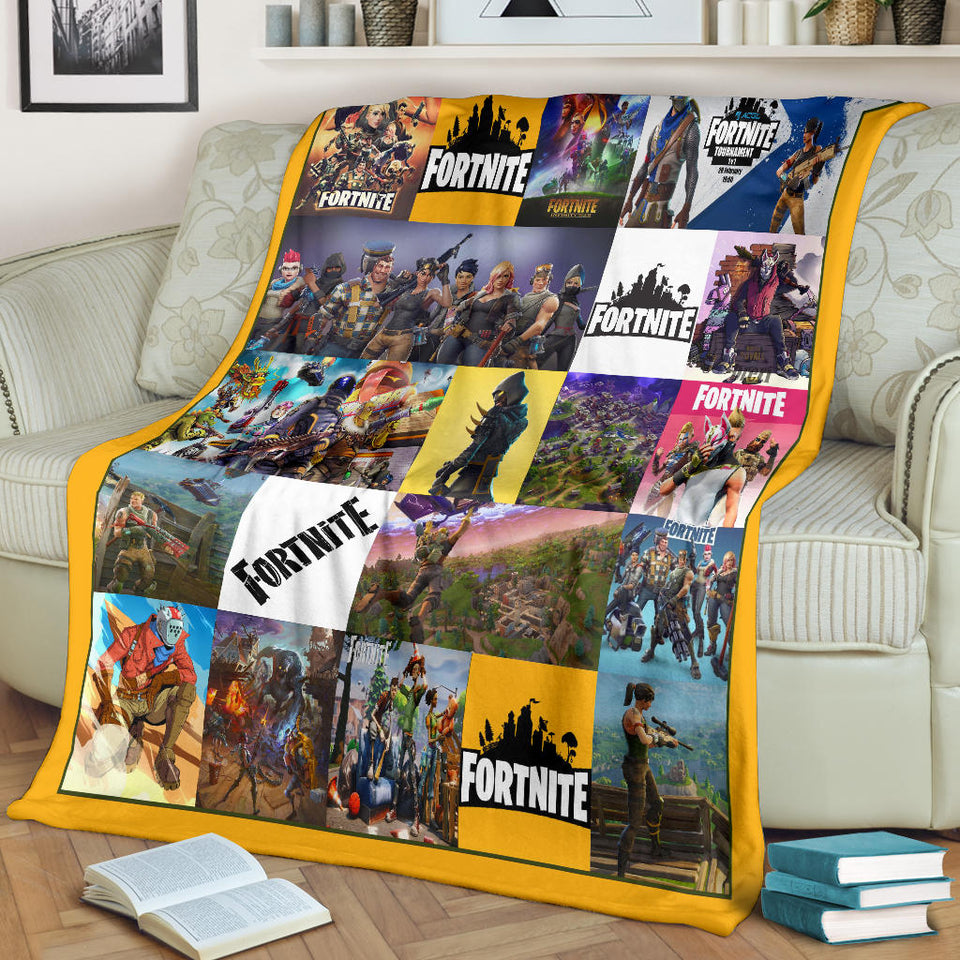 Fortnite 3D Quilt Blanket