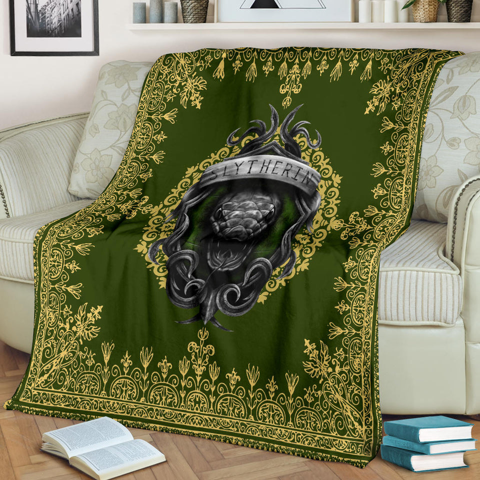 Mandala The Slytherin Snake Harry Potter Blanket copy