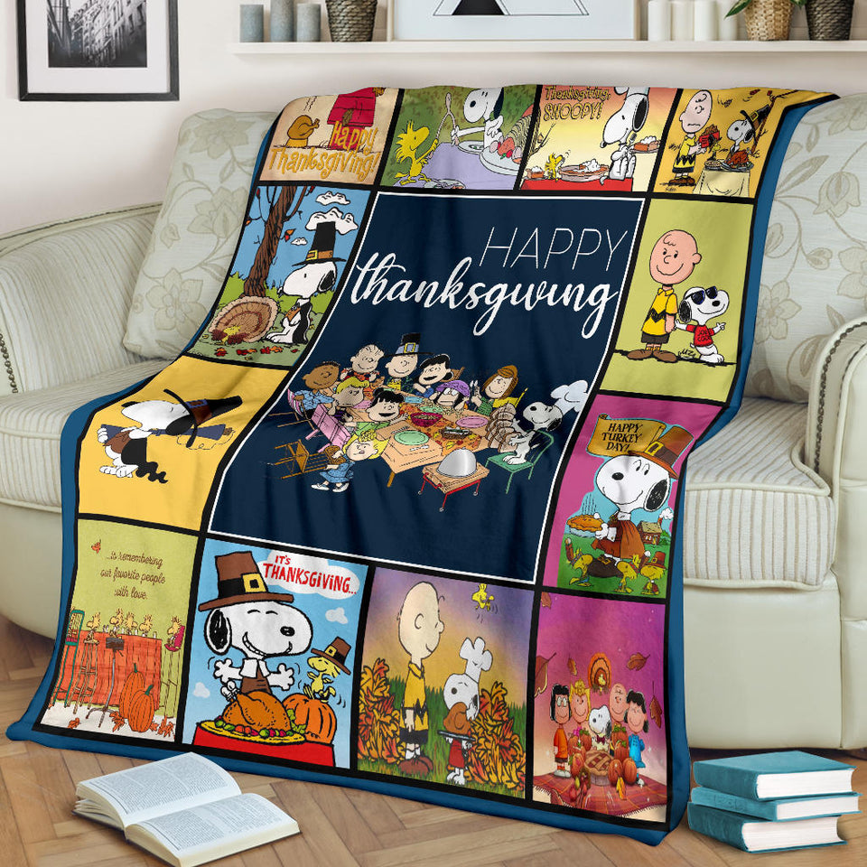 Thanksgiving Blanket Snoopy