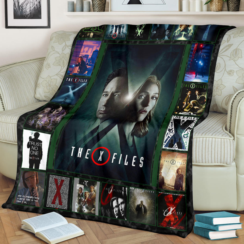 The X Files Blanket The X-Files TV Series Quilt Fleece Sherpa Blanket copy