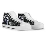 Kurt Cobain Custom Sneakers, Nirvana Custom Shoes