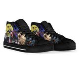 The Nightmare Before Christmas Jack Skellington Sally themed custom shoes