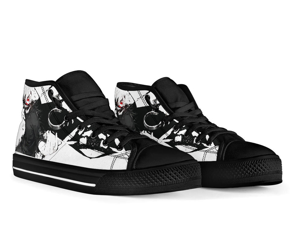 Tokyo Ghoul Kaneki Ken themed custom shoes