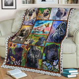Pug Blanket Dog Blanket