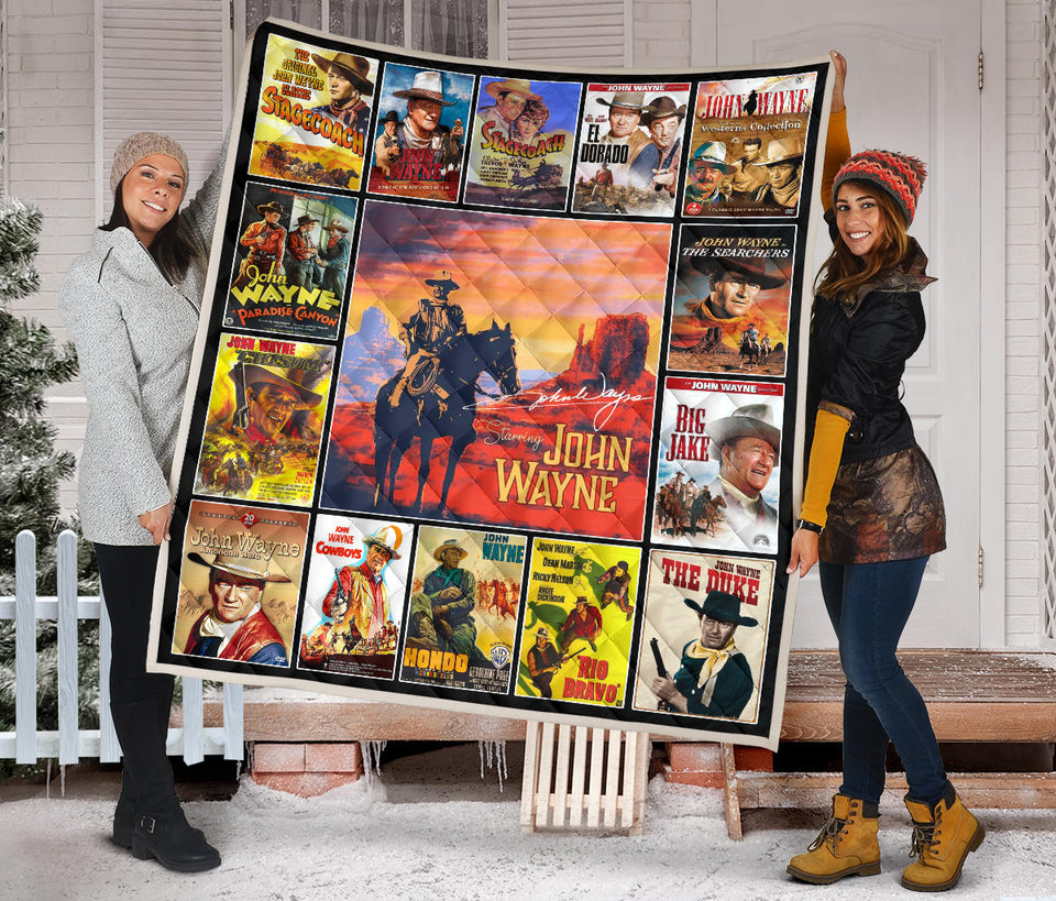 Wayne American Fleece Sherpa Blanket - Quilt