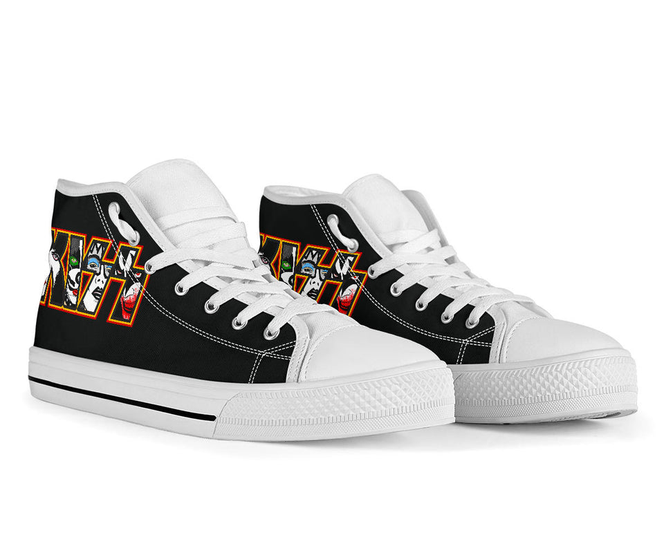 Kiss Band Shoes, Rock Band Hightop