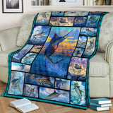 Love Marlin Sailfish Blanket copy