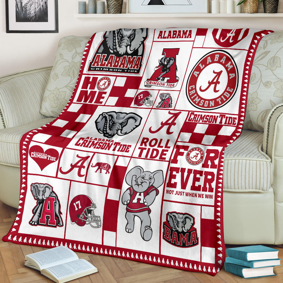 Alabama Crimson Tide Ver4 Blanket