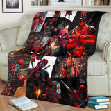 Deadpool Blanket Deadpool 3D Quilt