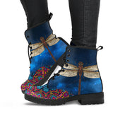 Dragonfly Shoes, Womens Leather Boots, Vegan Shoes, Outdoor Shoes, Womens Winter Boot, Dragonfly Rain Shoes, Bohemian Shoes - up lai