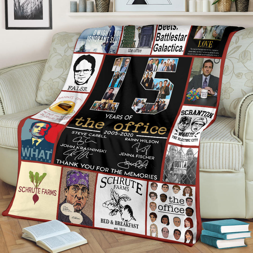 The Office Blanket 15 Years Of The Office copy