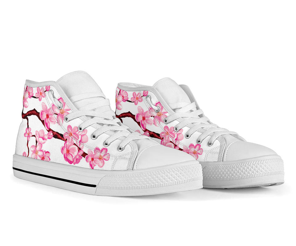 Japanese Sakura Hand Painted Shoes