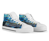 Supernatural & Van Gogh's Starry Night Custom Sneakers, Chevrolet Impala Custom Shoes