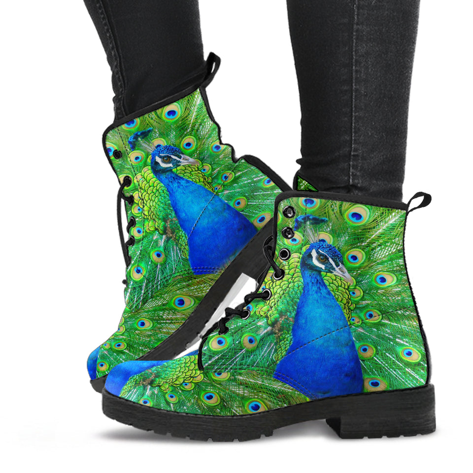 Peacock boots, Womens Leather Boots