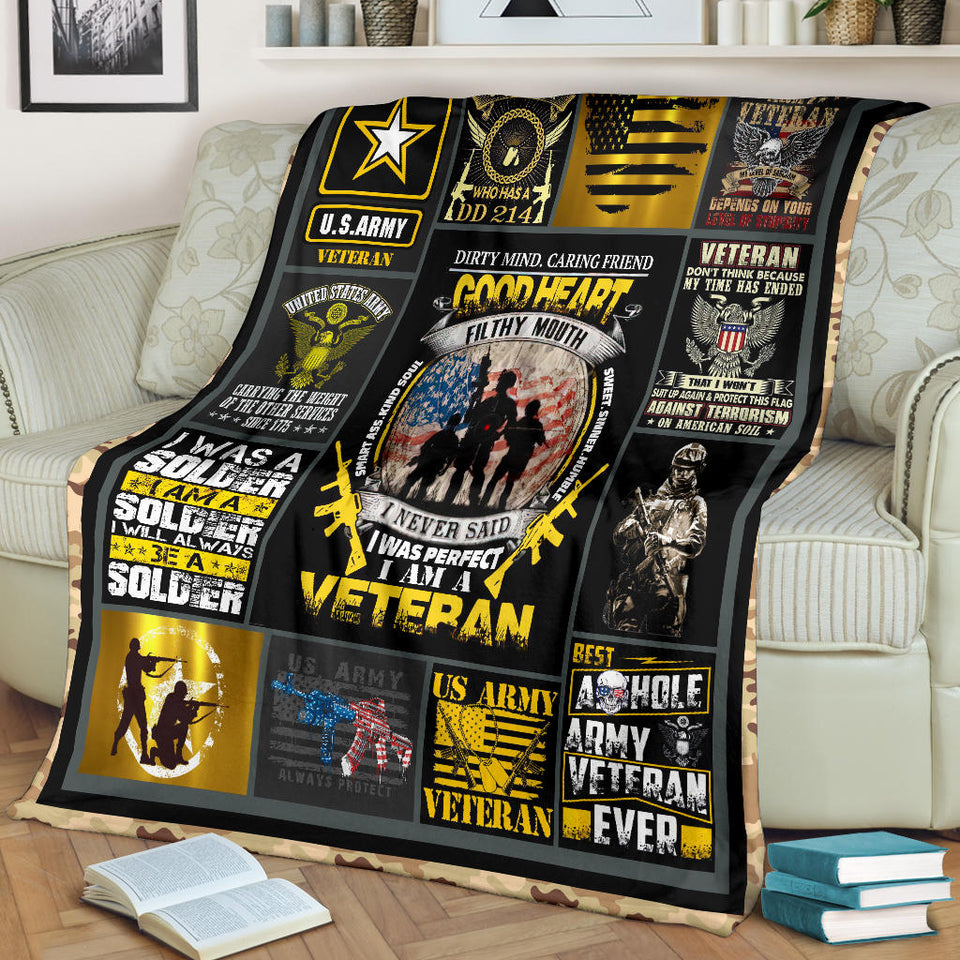 US Army Veteran Blanket