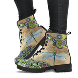 Handcrafted Shoes, Green Dragonfly