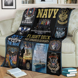 US Navy Blanket Army Quilt US Flag Blanket