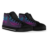 Mandala Butterfly, Handmade Crafted high top