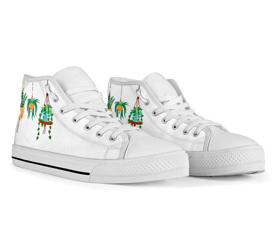 Hanging plants Hand painted shoes