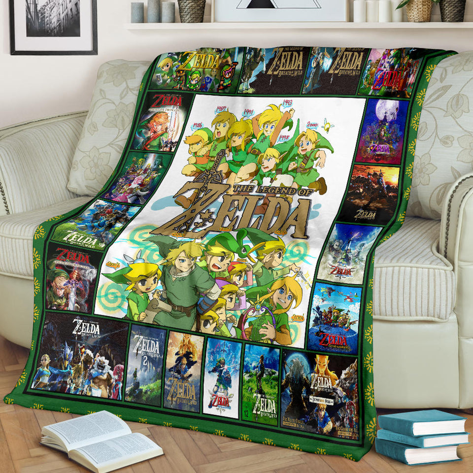 The Legend of Zelda V3 Blanket copy