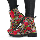 Womens Skull Boots, Womens Leather Boots, premium Boots Women, Handcrafted Boots, Winter Boots Women, Womens Rain Boots - up lai
