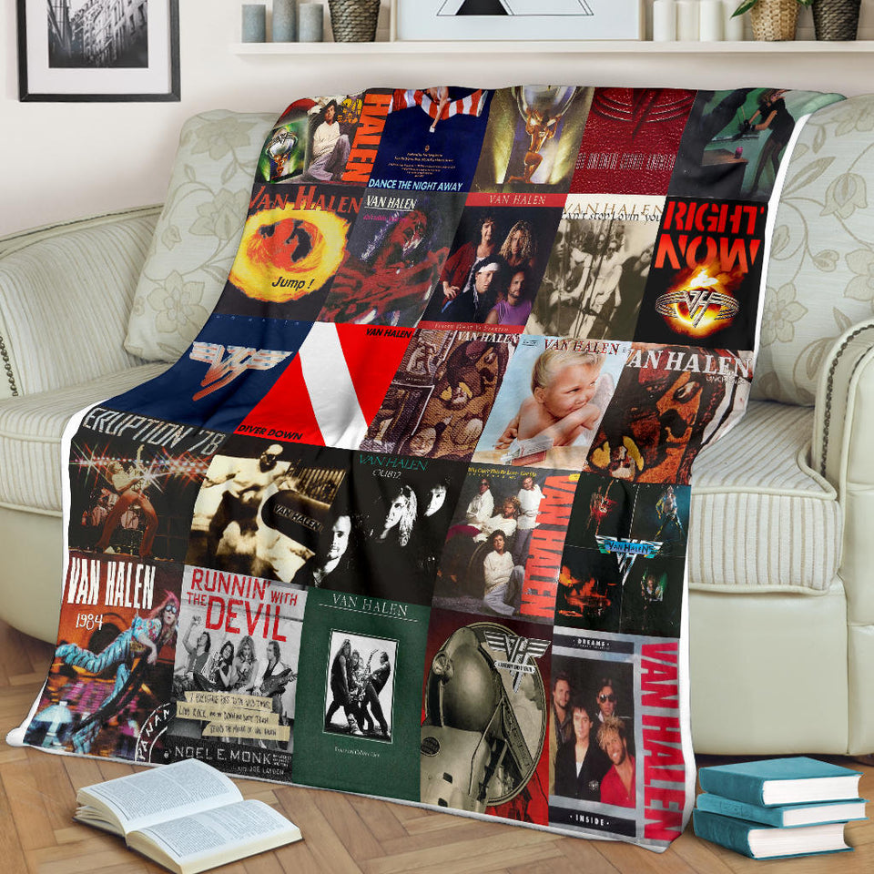 Van Halen Albums For Fans Blanket