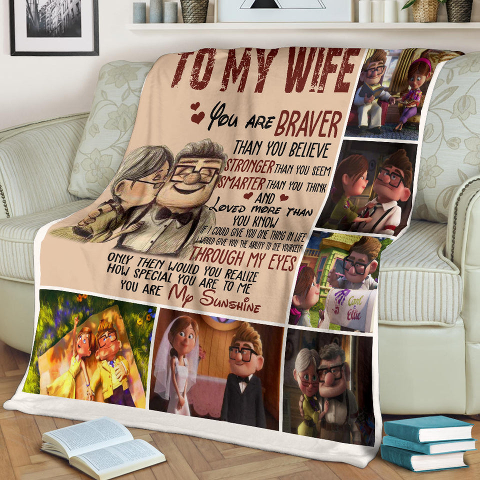 Carl & Ellie To My Wife You're Braver Than You Believe