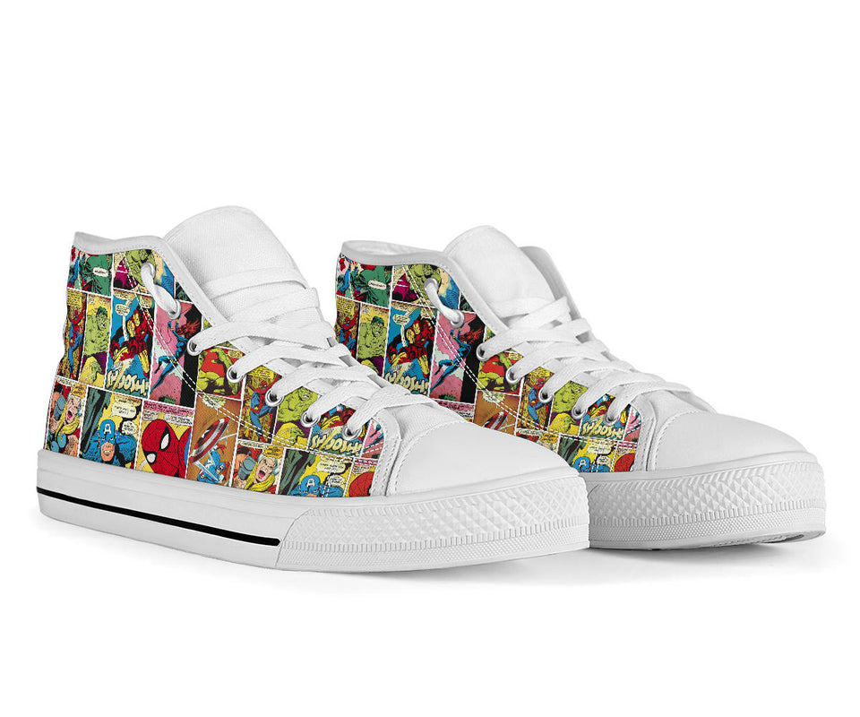Superhero Sneakers, Comics Custom Shoes