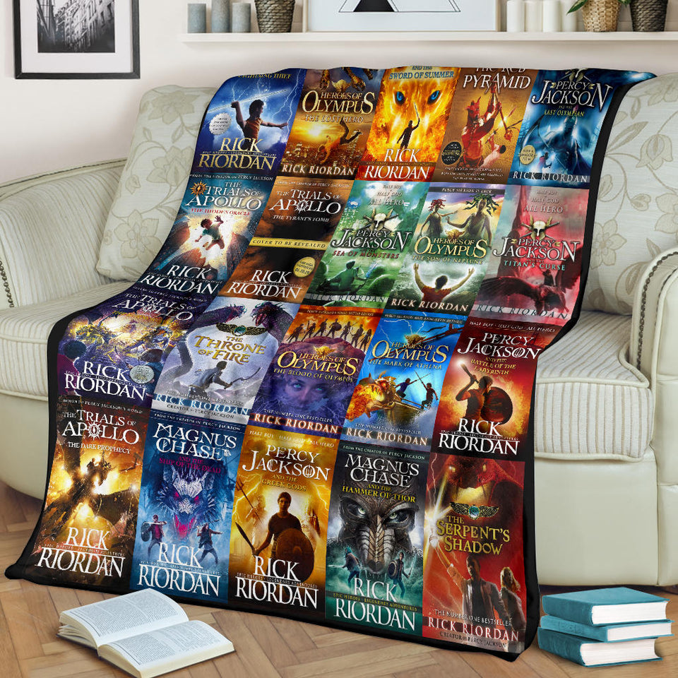 Rick Riordan Books Blanket