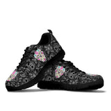 Sugar Skull Design, Womens Leather Boots SNEAKERS