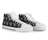 Raiders Shoes, Raiders High Top Sneaker, Football NFL Fan Converse style hightop, custom shoe, mom dad child shoe