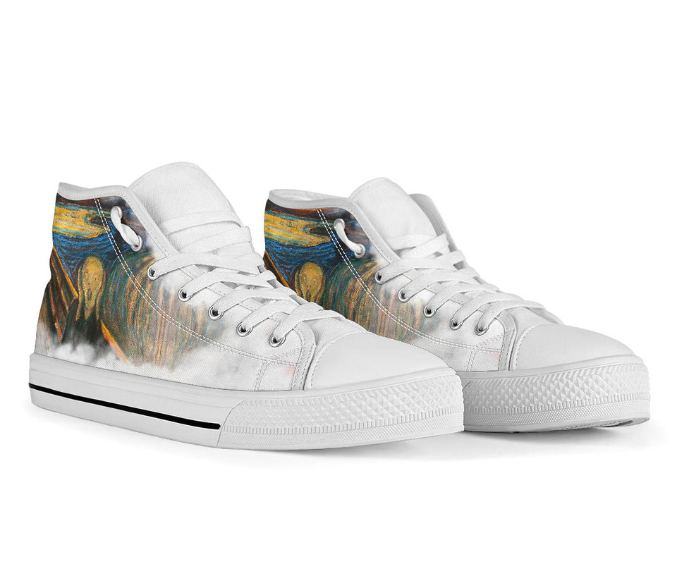 The Scream painting, Custom Made Shoes