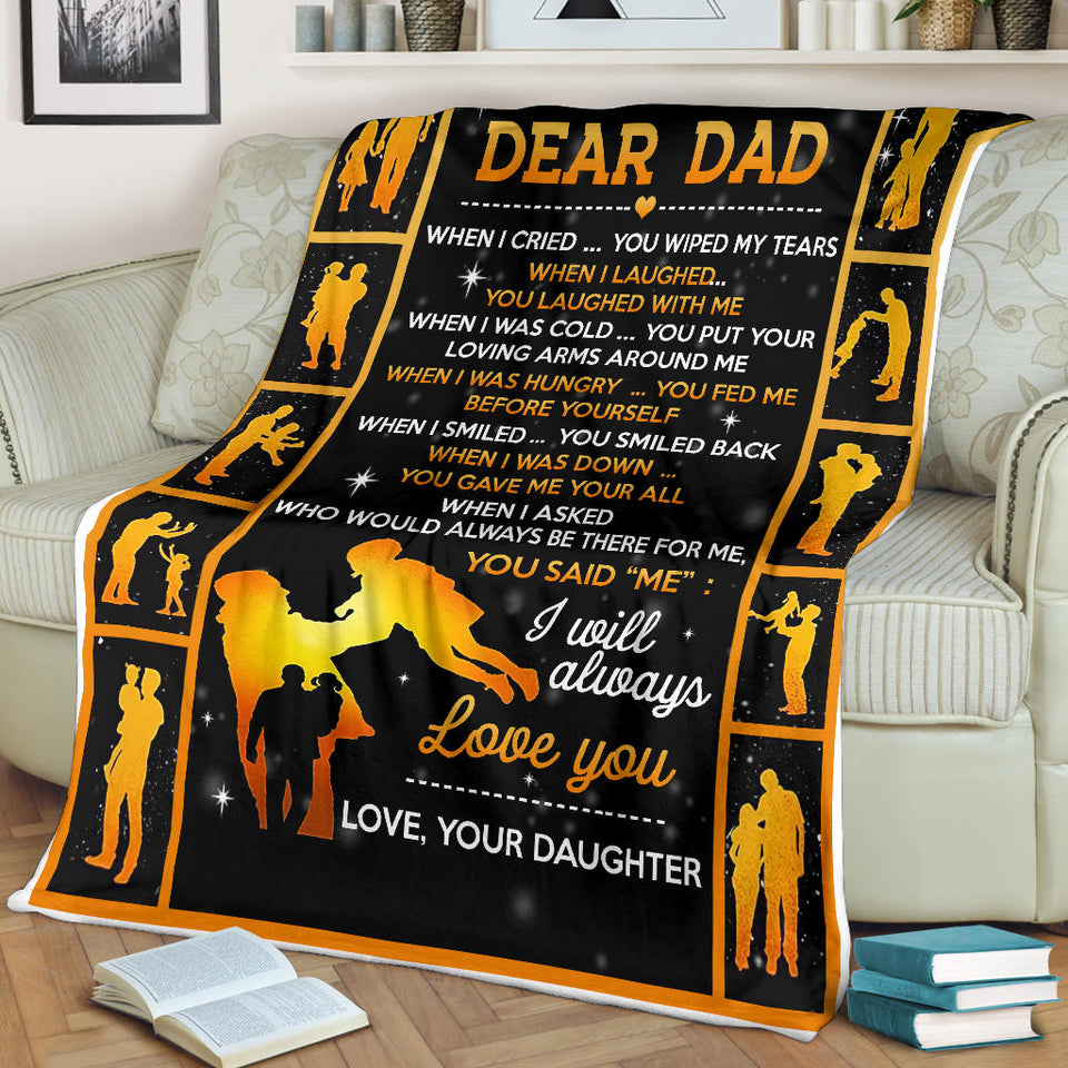 to My Dear DAD Love Your Daughter