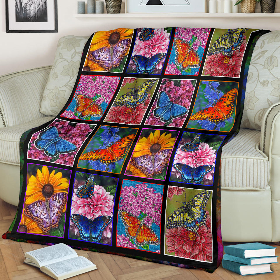 Butterfly Call Me Maybe Christmas Blanket copy