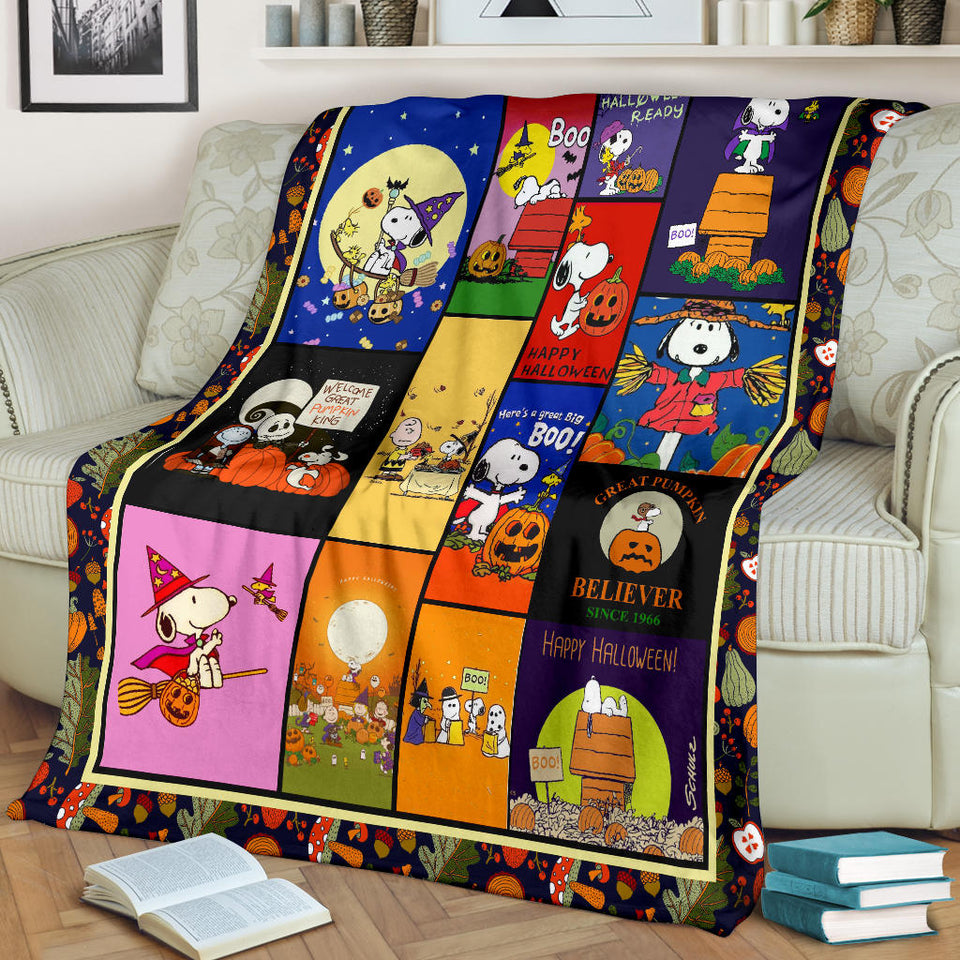 Snoopy Halloween Blanket copy