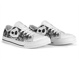 Nightmare Before Christmas Low Top Sneaker, Jack Skellington Unisex Canvas Shoes