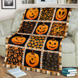 Pumpkin Emoticon Blanket